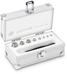 KERN súlykészlet precíziós mérlegekhez 1 g - 50 g alumínium dobozban, OIML M1 súlyosztály (344-026)