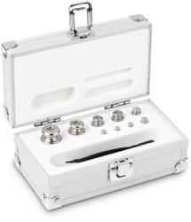 KERN súlykészlet precíziós mérlegekhez 1 g - 100 g alumínium dobozban, OIML M1 súlyosztály, hitelesíthető (344-036)