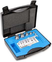 KERN súlykészlet precíziós mérlegekhez 1 mg - 200 g műanyag dobozban, OIML M1 súlyosztály, hitelesíthető (343-044)