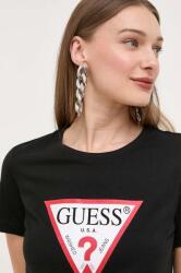 Guess pamut póló fekete, W1YI1B I3Z14 - fekete M