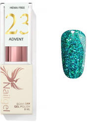 Advent 23 - gél lakk 8 ml -Csillámos türkizzöld -