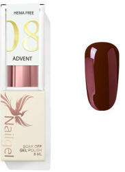  Advent 08 - gél lakk 8 ml - Bordó -