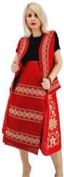 Ie traditionala Costum Popular cu broderie traditionala Toni ( rosu )