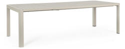 Bizzotto Masa extensibila aluminiu taupe Kiplin 180/240x100x77.5 cm (0663470)