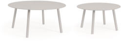 Bizzotto Set 2 masute aluminiu taupe Aminta 60x34 cm; 80x38.5 cm (0663490)