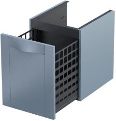 Oristo SKAGEN 40 cm-es alacsony kiegészítő oldalsó szekrény, szennyeskosár fiókkal Szín: matt szürkéskék