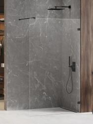 NEW TRENDY Avexa BLACK WALK-IN zuhanyfal Méret: EXK-1624 70x200 6 mm