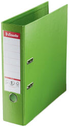 Esselte Iratrendező A4, 8cm, PP élvédő sínnel, Esselte Standard Plus Vivida zöld (35708) - irodaszerpiac