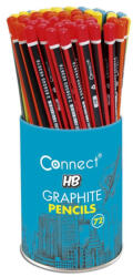Connect Grafitceruza HB, háromszögletű, Connect 72 db/pohár (105370) - irodaszerpiac