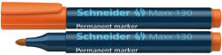 Schneider Alkoholos marker 1-3mm, kerek végű Schneider Maxx 130 narancssárga (36340)