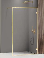 NEW TRENDY Avexa GOLD SHINE WALK-IN keretes zuhanyfal Méret: EXK-2163 120x200