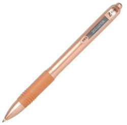 Zebra Golyóstoll 1mm, rose gold test, Zebra Z-grip Smooth, írásszínkék (50048) - irodaszerpiac