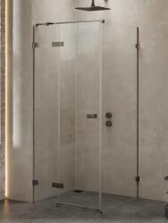 NEW TRENDY Avexa GUNMETAL egy ajtós szögletes zuhanykabin Méret: ΕΧΚ-3368 110x90x200 1 J