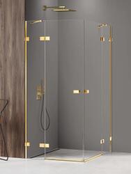NEW TRENDY Avexa GOLD SHINE két ajtós szögletes zuhanykabin Méret: EXK-1860 80x110x200