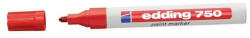 edding Lakkmarker 2-4mm, kerek Edding 750 piros (7580096002) - irodaszerpiac