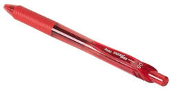 Pentel Rollertoll zselés 0, 25mm, tűhegyű BLN105-BX, Pentel EnerGelX, írásszín piros (BLN105BX) - irodaszerpiac