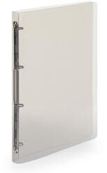 KARTON P+P Gyűrűskönyv A4, 4 gyűrűs 2cm gerinc áttetsző PP, Karton P+P Lines füst (52396) - irodaszerpiac