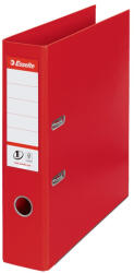 Esselte Iratrendező A4, 7, 5cm, PP élvédő sínnel, Esselte Standard Vivida vörös (35684) - irodaszerpiac