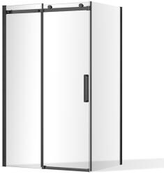Roltechnik OBZD2 + OBZB tolóajtós zuhanykabin Méret: OBZD2/1400+OBZB/900 Black
