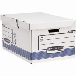 Fellowes Archiváló konténer csapófedéllel, karton, 310 x 390 x 560 mm. , Bankers Box System by Fellowes® 2 db/csomag, kék/fehér (1141502) - irodaszerpiac
