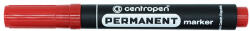 Centropen Alkoholos marker 2, 5mm, kerek hegyű, Centropen 8566, piros (585660104) - irodaszerpiac