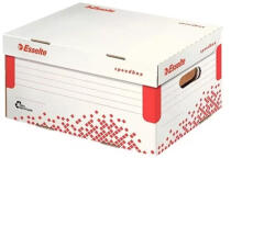 Esselte Archiváló konténer S méret újrahasznosított karton Esselte Speedbox fehér (35911)