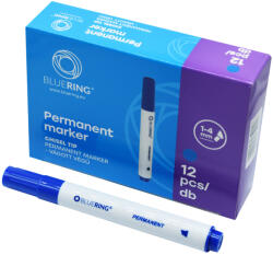 BLUERING Alkoholos marker 1-4mm, vágott végű Bluering® kék (JJ20523BKEK) - irodaszerpiac