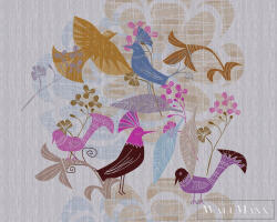 AS Creation Walls by Patel 3 DD122444 kék BIRDLAND 1 digitális panel (DD122444)
