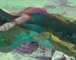AS Creation Walls by Patel 3 DD121812 zöld hidden valley 2 digitális panel (DD121812)