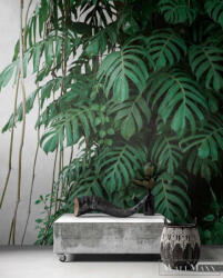 AS Creation The Wall 38241-1 zöld filodendron mintás grafikus digitális panel (38241-1)
