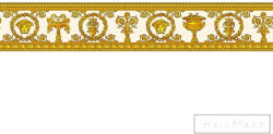 AS Creation Versace 3 2022 34305-2 Arany Fehér Bordűr (34305-2)