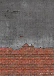 Rasch Factory V 364293 piros tégla mintás Ipari digitális panel (364293)