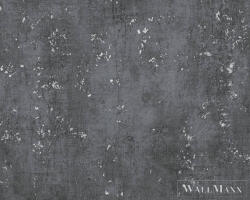 AS Creation Titanium 3 37840-4 fekete, szürke, fémhatású Fém-hatású Uni tapéta (37840-4)