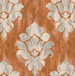 SEABROOK Majorca MC70106 narancs sárga ornamentika mintás barokk tapéta (MC70106)