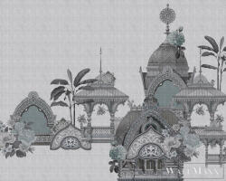 AS Creation Walls by Patel 3 DD121832 kék jaipur 3 digitális panel (DD121832)