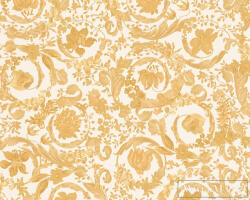 AS Creation Versace 5 38706-4 krémszínű virág mintás elegáns tapéta (38706-4)