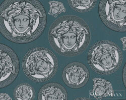 AS Creation Versace 5 38611-1 kék antik mintás elegáns tapéta (38611-1)