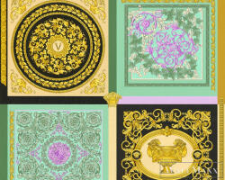 AS Creation Versace 5 38704-1 színes mandala mintás elegáns tapéta (38704-1)
