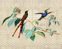 AS Creation Walls by Patel 3 DD122432 bézs VOLIERE 2 digitális panel (DD122432)