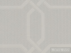 Zambaiti Parati Metropolis Z-21103 szürke Textil mintás Modern tapéta (Z-21103)