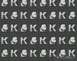 AS Creation Karl Lagerfeld 37842-3 Fekete Grafikai Tapéta (37842-3)