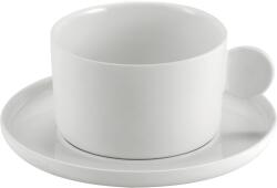 LE COQ PORCELAINE LE COQ Aphros Eszpresszó csésze alátéttel, magasság: 52 mm, Ø: 102 mm, fehér