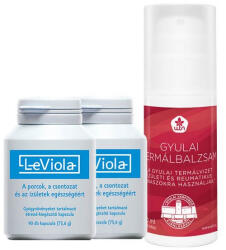 Leviola kapszula 2x90 db + Gyulai Termálbalzsam 100 ml
