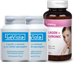 Leviola kapszula 2x90 db + Vitaking Hialuronsav kollagénnel 60db