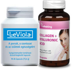 Leviola kapszula 90 db + Vitaking Hialuronsav kollagénnel 60db