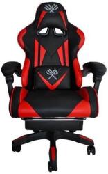 Malatec Scaun de gaming, ergonomic, rosu/negru, piele ecologica, sarcina admisa 150kg