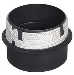 Eurometal Átmeneti idom 150/150 mm (h. 160 mm), 1, 5 mm, fekete (MA654551)