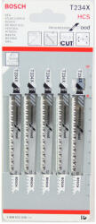 Bosch Set 5 pânze pentru ferăstrău vertical, Progressor for Wood T234X, 117 mm (2608633528)