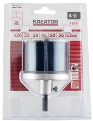 Kreator lyukfűrész készlet 40 mm 7 db