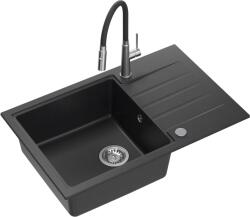 Quadron Peter chiuveta cu baterie negru/oțel HCQP7850CZK_3922505BSBL (HCQP7850CZK3922505BSBL)
